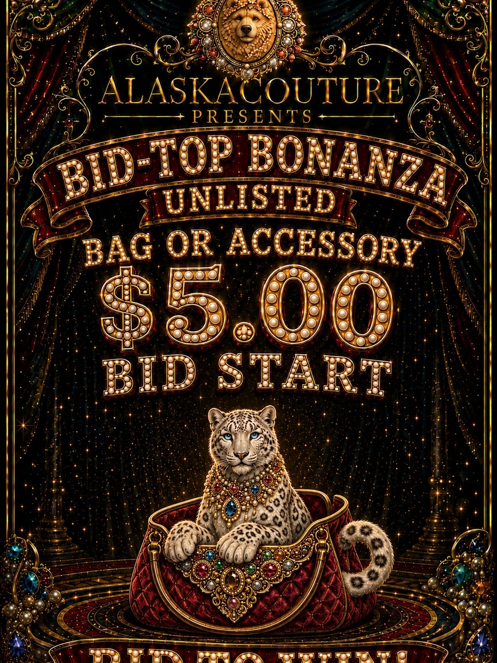 AlaskaCouture's 🎪✨️Bid TOP Bonanza✨️🎪 UNLISTED BAG OR ACCESORY 5.00 LOW START